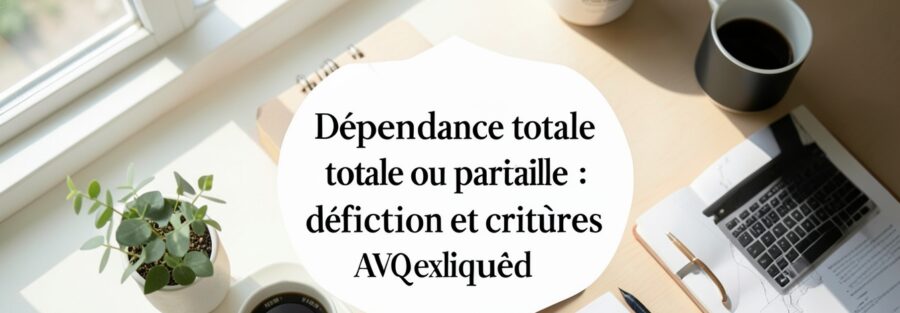 dépendance totale ou partielle définition