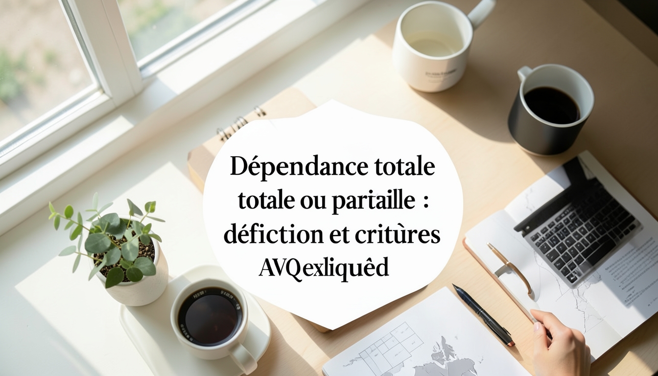 dépendance totale ou partielle définition