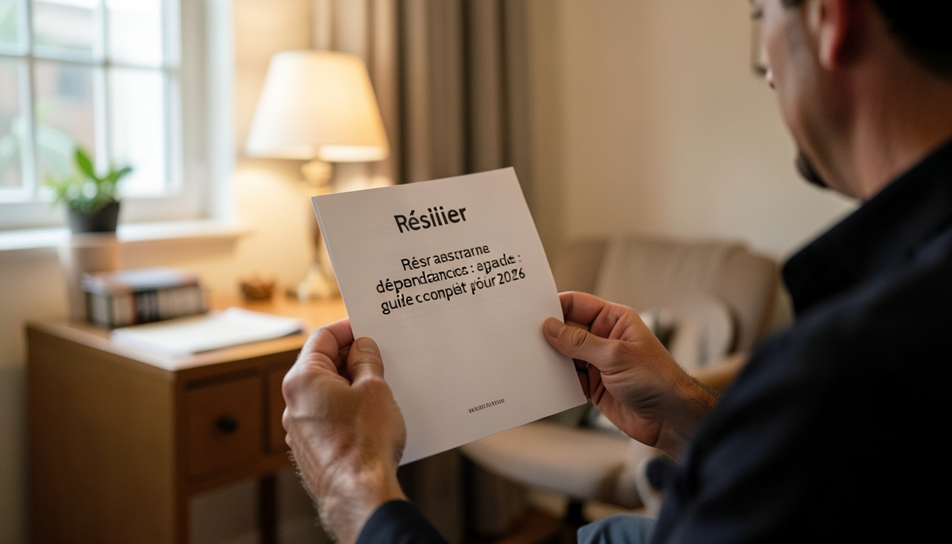 résilier assurance dépendance étape par étape